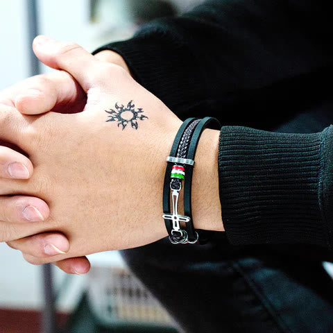 Cross Leather Bracelet: Rugged Faith & Stylish Devotion for Daily Wear