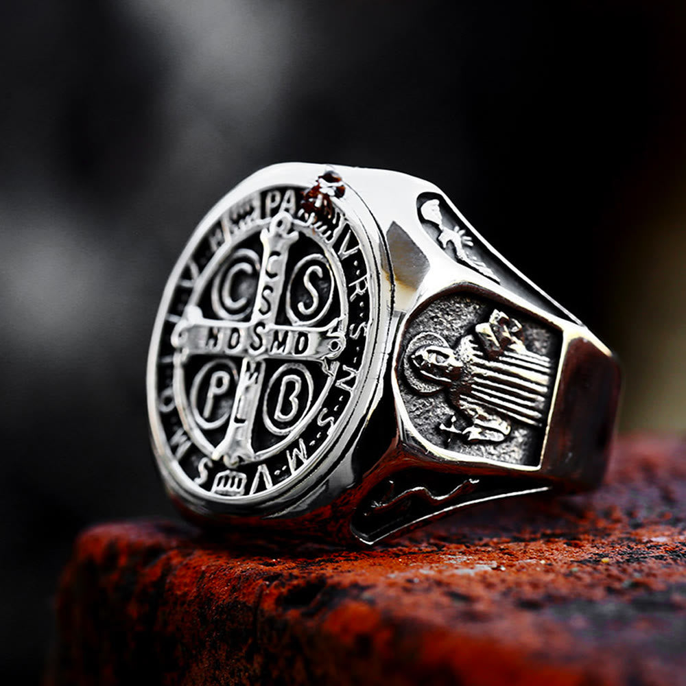 St. Benedict Cross Faith Ring: A Symbol of Loving Gift