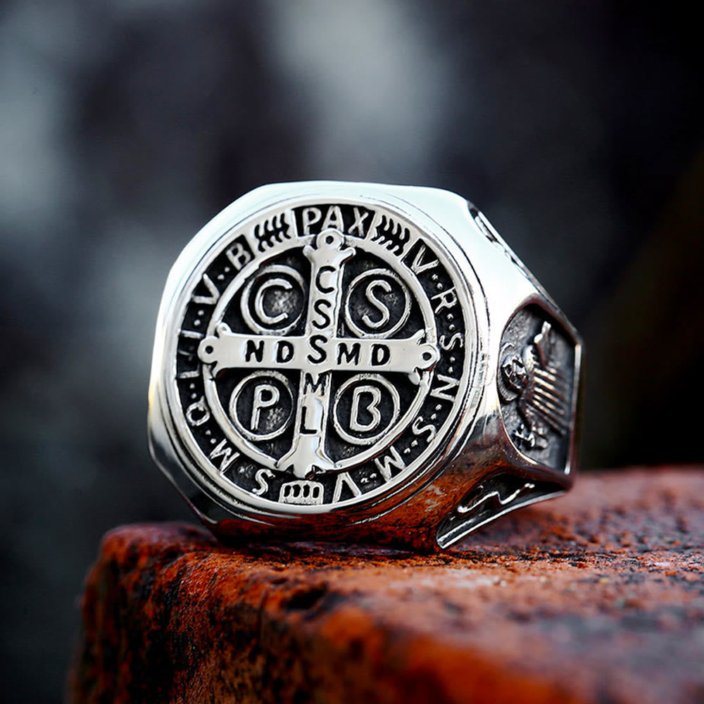 St. Benedict Cross Faith Ring: A Symbol of Loving Gift