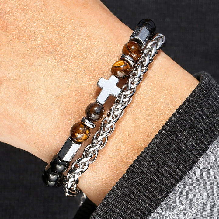 Tiger Eye & Black Onyx Bracelet: Faith-Driven Identity & Timeless Devotion