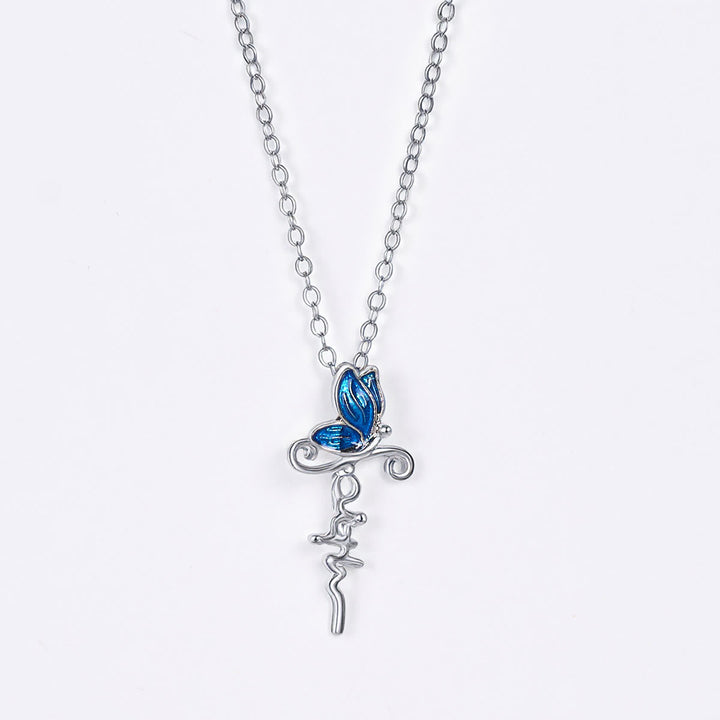 Butterfly Cross Jewelry Set: Devotion & Artful Symbolism