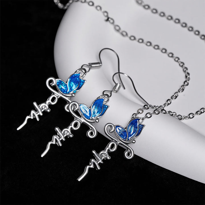 Butterfly Cross Jewelry Set: Devotion & Artful Symbolism