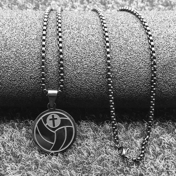 Sports Prayer Pendant Necklace: Philippians 4:13 & Sport Icon for Daily Carry