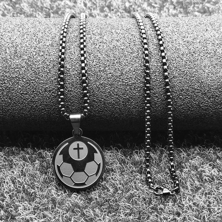 Sports Prayer Pendant Necklace: Philippians 4:13 & Sport Icon for Daily Carry
