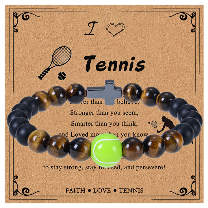 Tiger Eye & Matte Sport Bracelet: Constant Strength Reminder for Daily Life