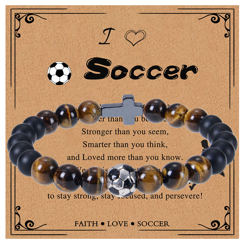 Tiger Eye & Matte Sport Bracelet: Constant Strength Reminder for Daily Life