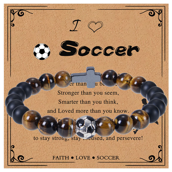 Tiger Eye & Matte Sport Bracelet: Constant Strength Reminder for Daily Life