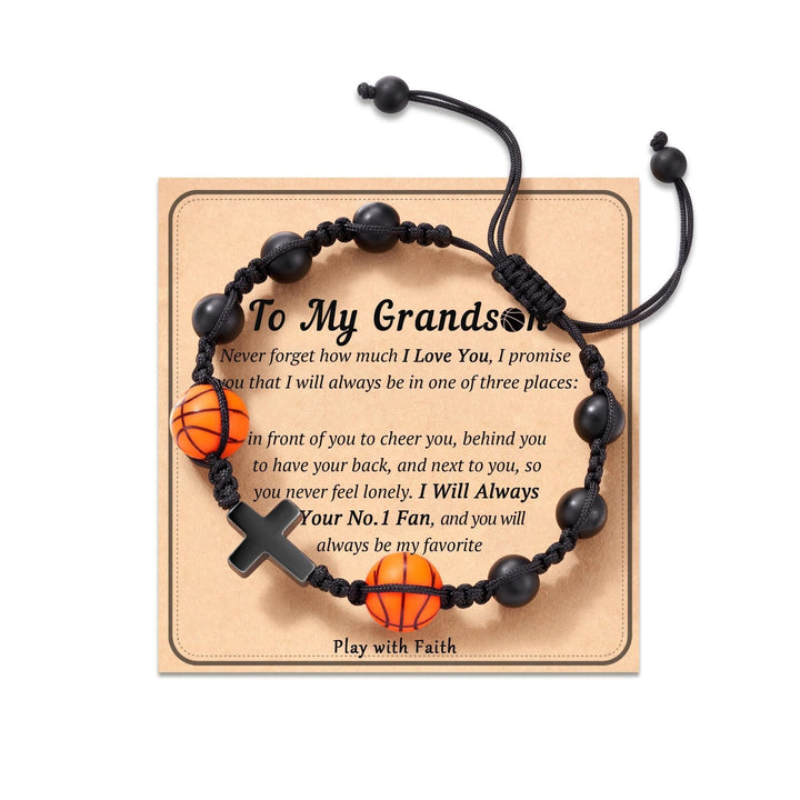 Sport-Themed Faith Bracelet: Heartfelt Message Card for Daily Wear