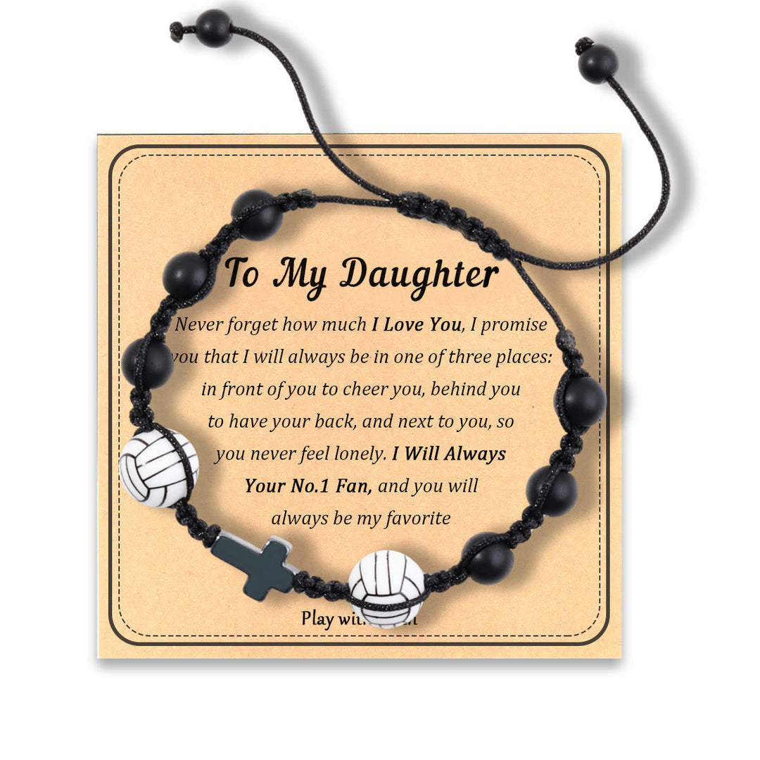 Sport-Themed Faith Bracelet: Heartfelt Message Card for Daily Wear