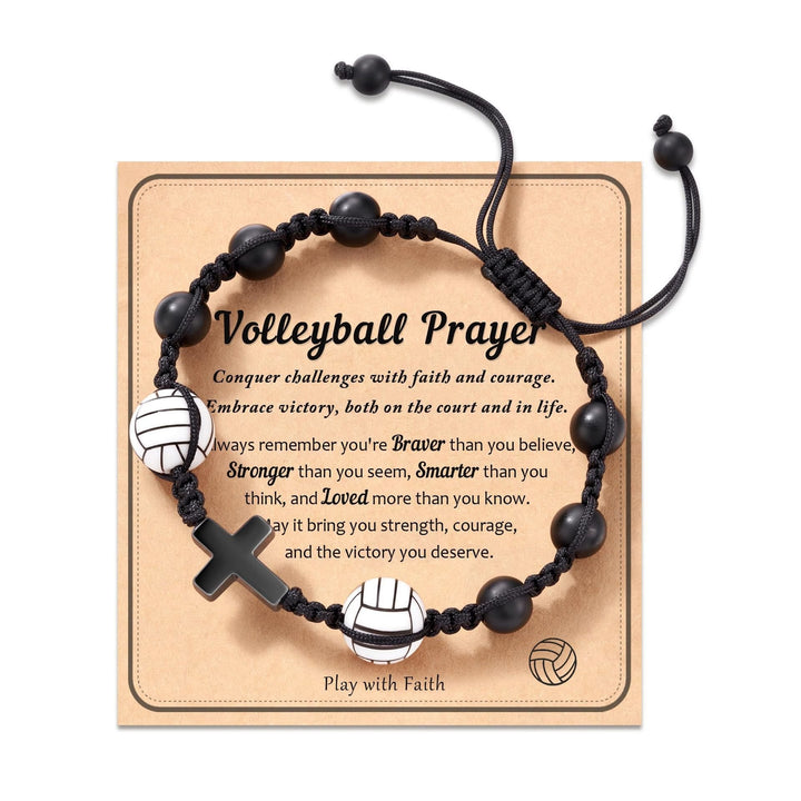 Sport-Themed Faith Bracelet: Heartfelt Message Card for Daily Wear