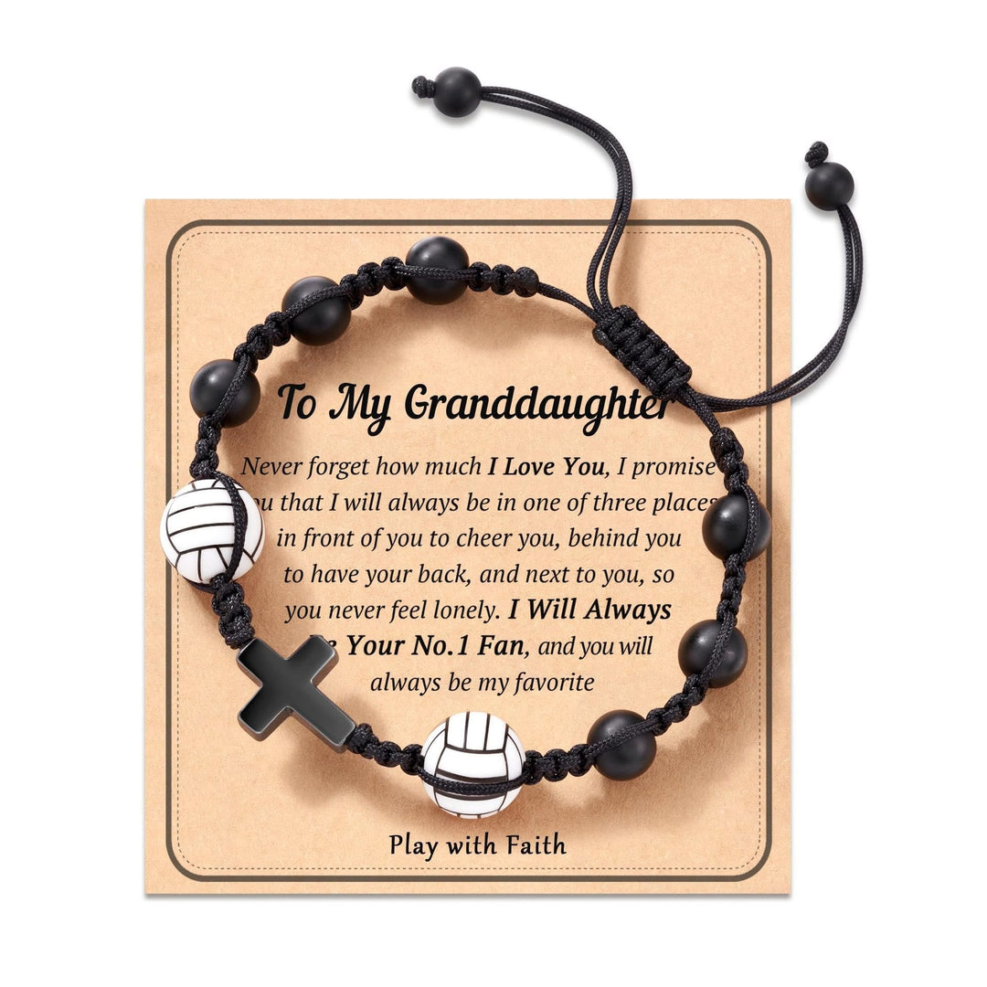 Sport-Themed Faith Bracelet: Heartfelt Message Card for Daily Wear