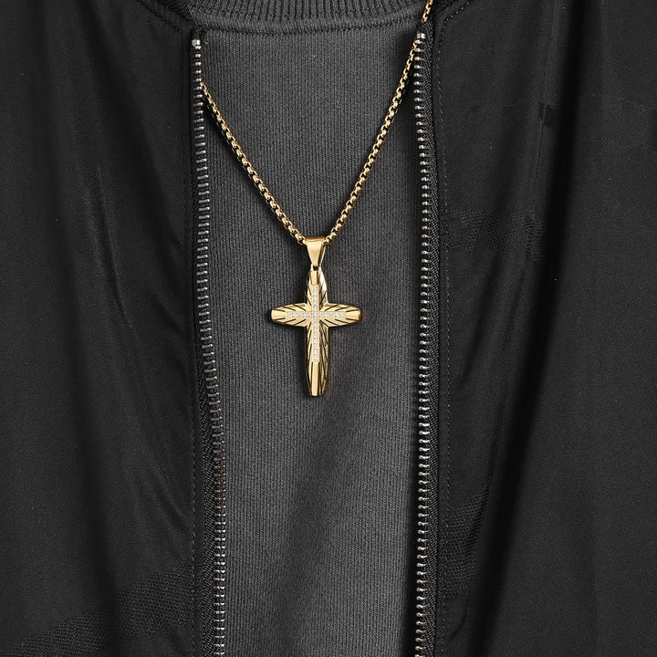 Sparkle Accent Cross: Tactile Faith Reminder for Daily Routines