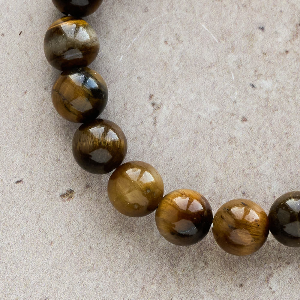Tiger’s-Eye Rosary-Style Bracelet : Touchstone for Reflection
