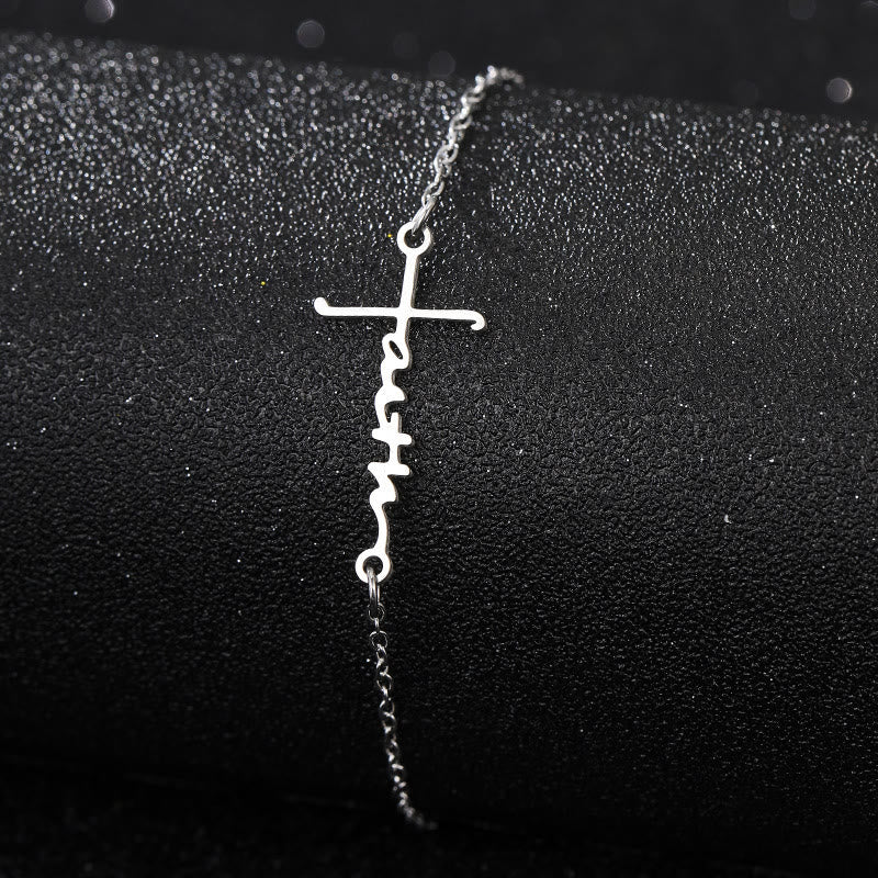 Cross & Faith Bracelet: Delicate Companion of Grace & Hope