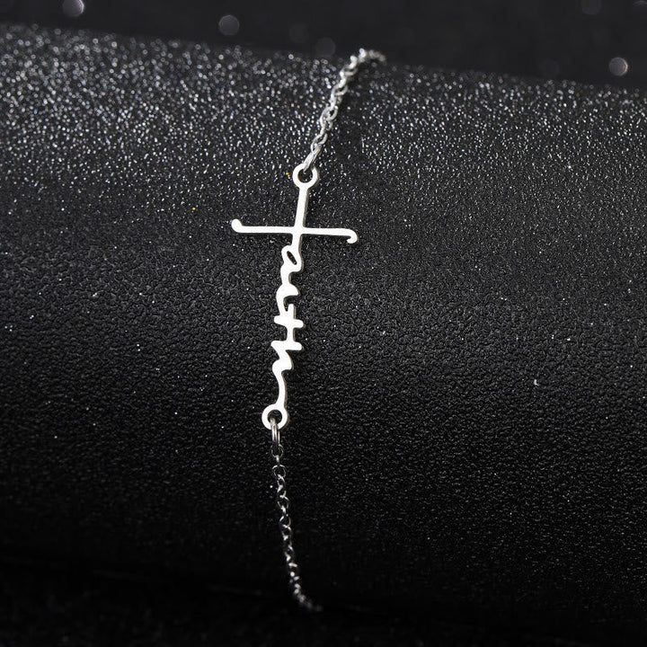 Cross & Faith Bracelet: Delicate Companion of Grace & Hope