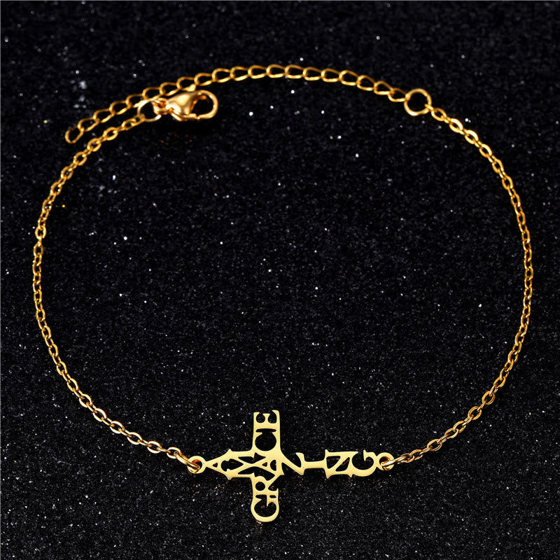 Cross & Faith Bracelet: Delicate Companion of Grace & Hope