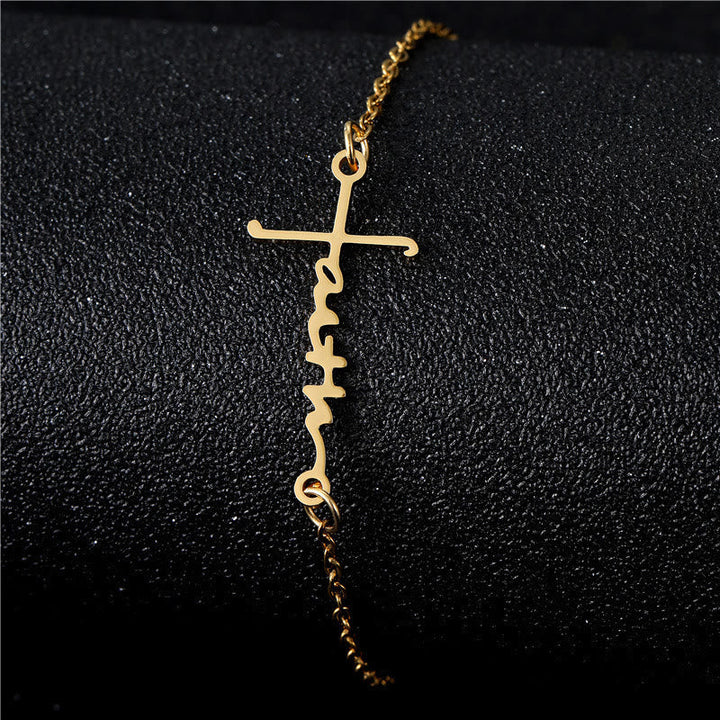 Cross & Faith Bracelet: Delicate Companion of Grace & Hope