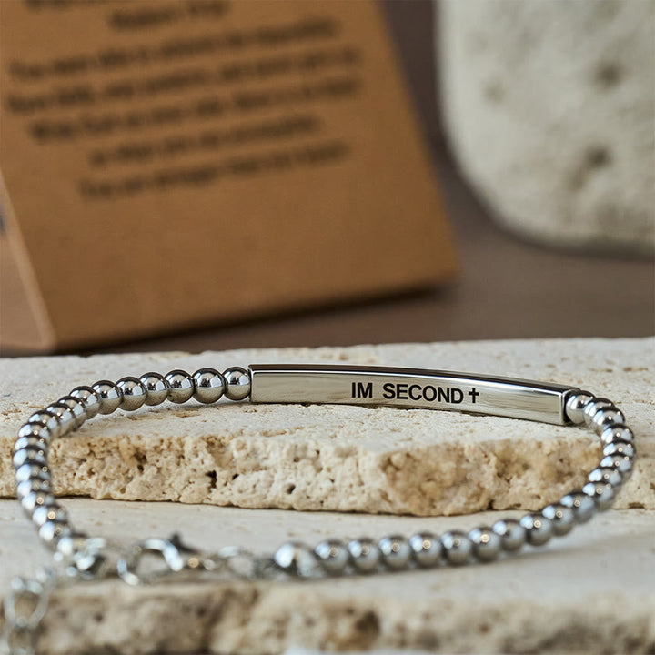God Is First & Psalm 46:5  Bracelet: Steady Companion for Daily Routines