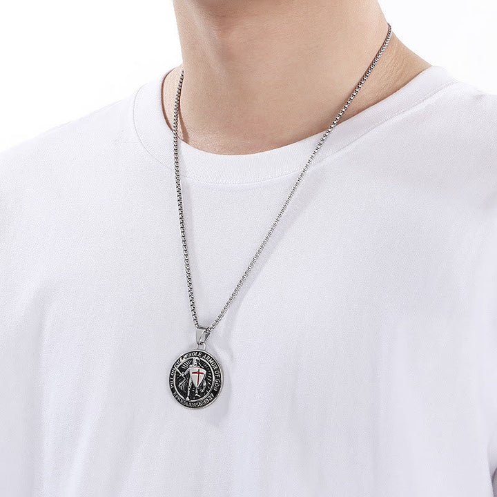 Vintage 3-Color Ephesians 6 Necklace: Quiet Reminder of Spiritual Strength