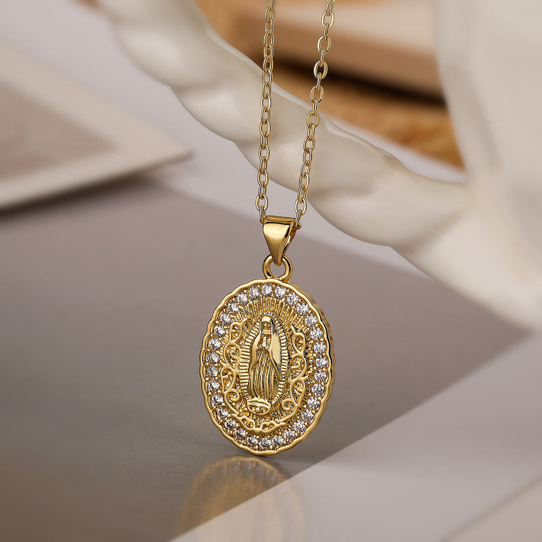 Our Lady Three-Design Necklace: Steady Companion for Quiet Routines