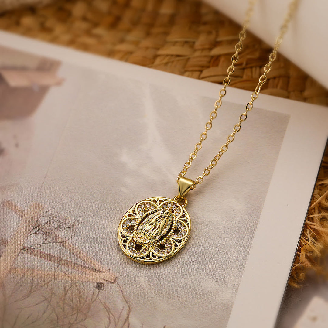 Our Lady Three-Design Necklace: Steady Companion for Quiet Routines