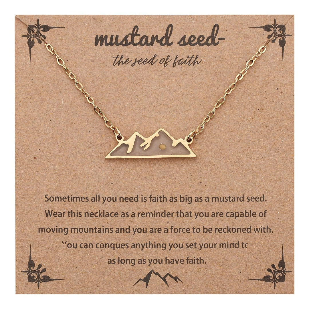 Matthew 17:20 Multi-Shaped Mustard Seed Pendant: Quiet Reminder of Faith’s Power