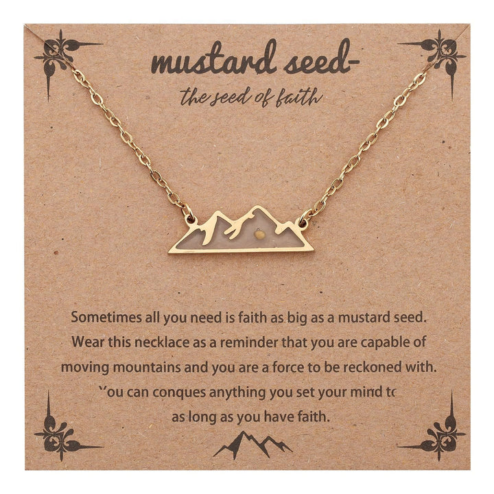 Matthew 17:20 Multi-Shaped Mustard Seed Pendant: Quiet Reminder of Faith’s Power