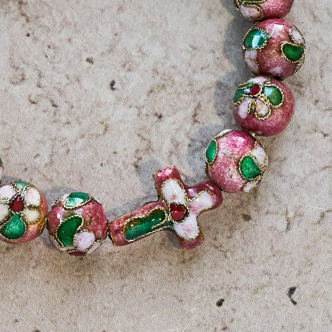 Cloisonné Enamel Filigree Faith Pieces: Rich Comfort with Sacred Symbolism