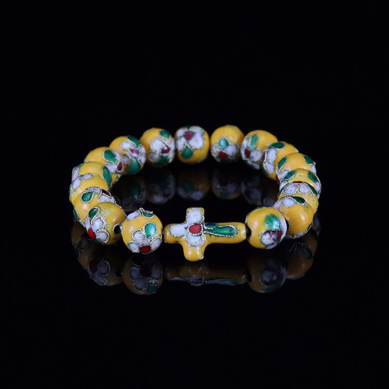 Cloisonné Enamel Filigree Faith Pieces: Rich Comfort with Sacred Symbolism
