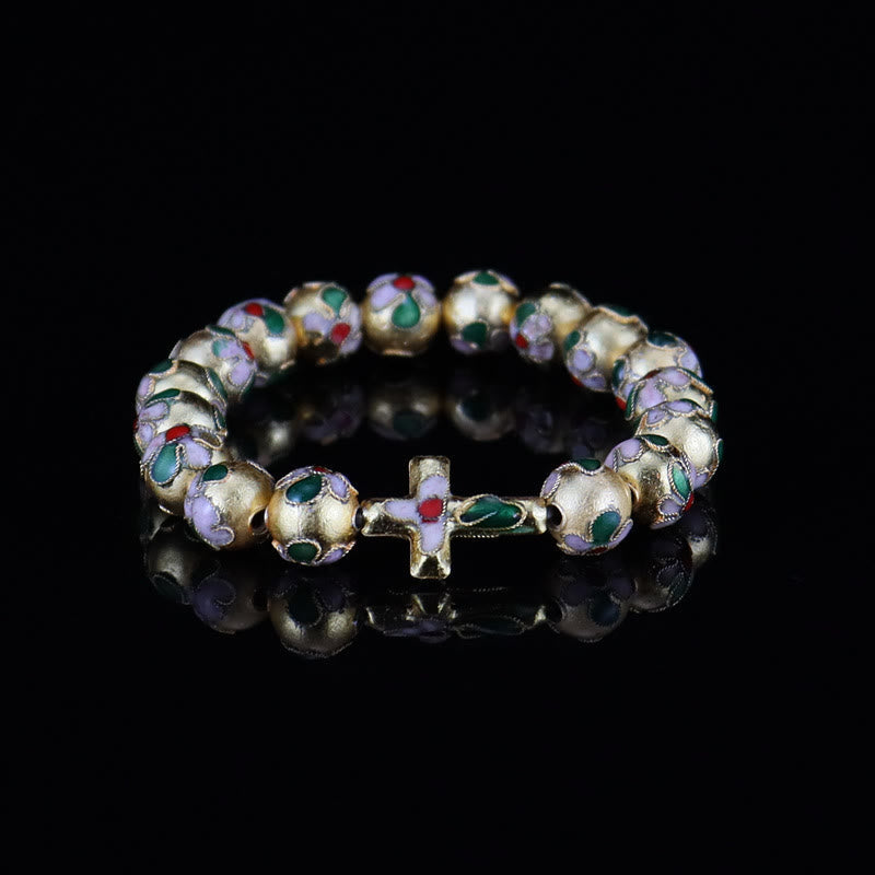 Cloisonné Enamel Filigree Faith Pieces: Rich Comfort with Sacred Symbolism