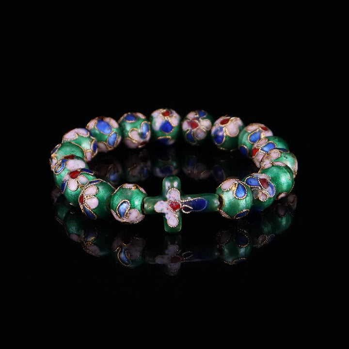 Cloisonné Enamel Filigree Faith Pieces: Rich Comfort with Sacred Symbolism