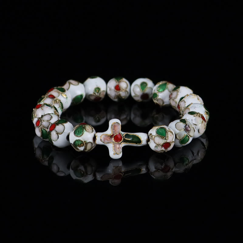 Cloisonné Enamel Filigree Faith Pieces: Rich Comfort with Sacred Symbolism
