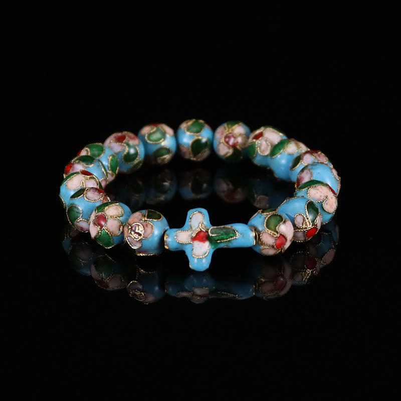 Cloisonné Enamel Filigree Faith Pieces: Rich Comfort with Sacred Symbolism