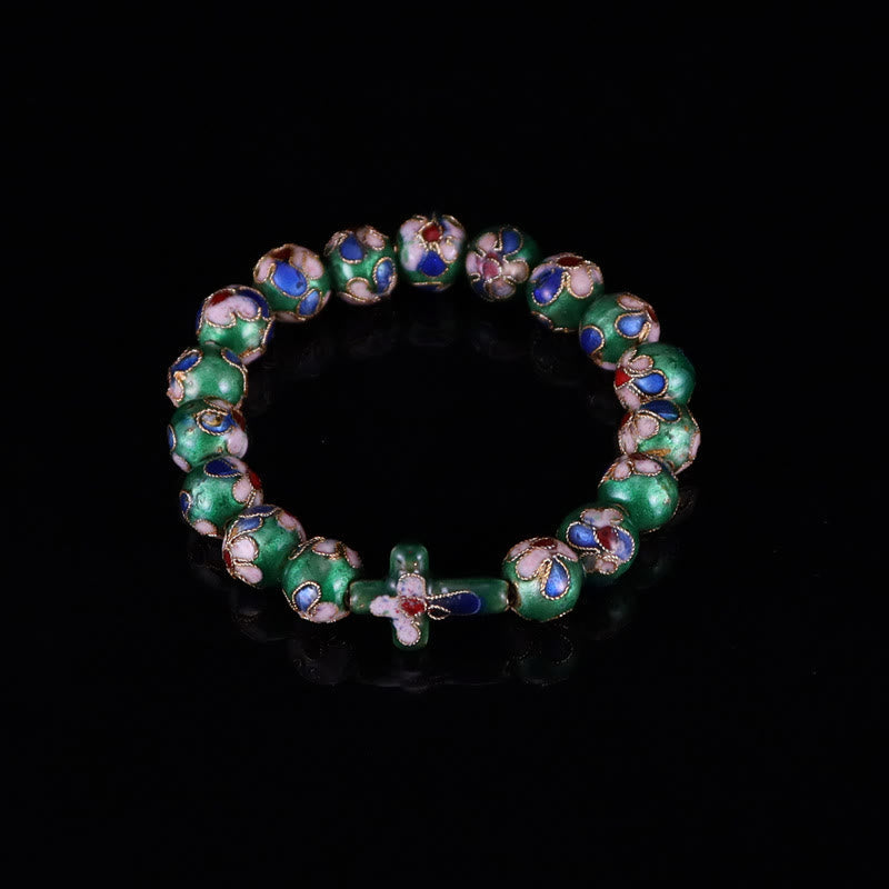 Cloisonné Enamel Filigree Faith Pieces: Rich Comfort with Sacred Symbolism