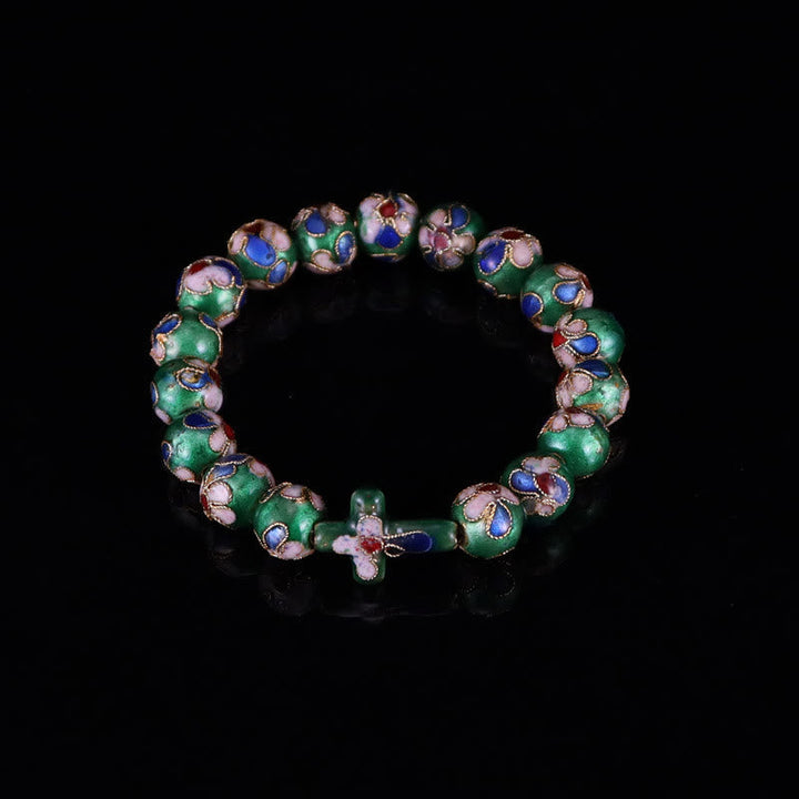 Cloisonné Enamel Filigree Faith Pieces: Rich Comfort with Sacred Symbolism