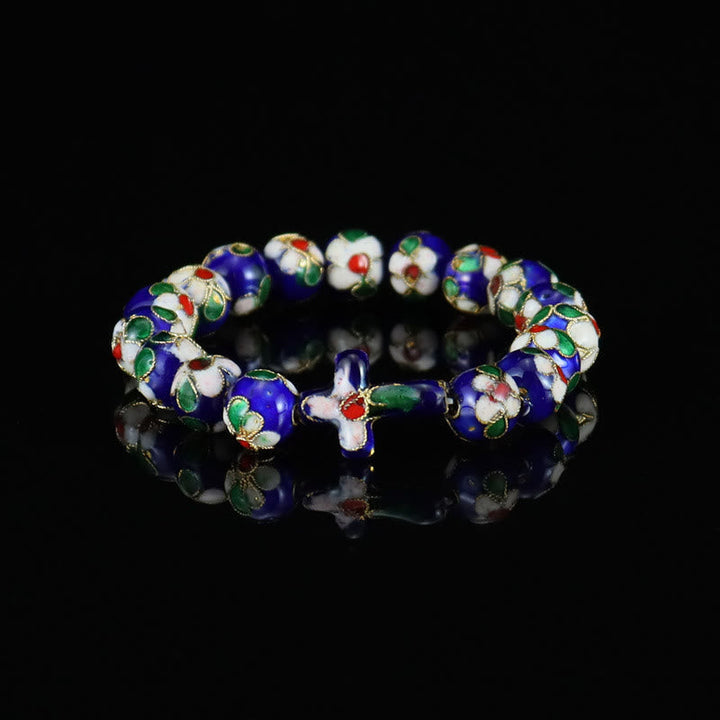 Cloisonné Enamel Filigree Faith Pieces: Rich Comfort with Sacred Symbolism