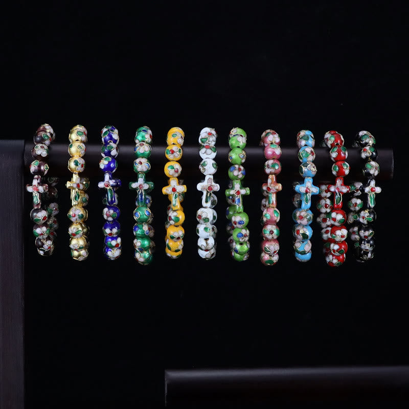 Cloisonné Enamel Filigree Faith Pieces: Rich Comfort with Sacred Symbolism