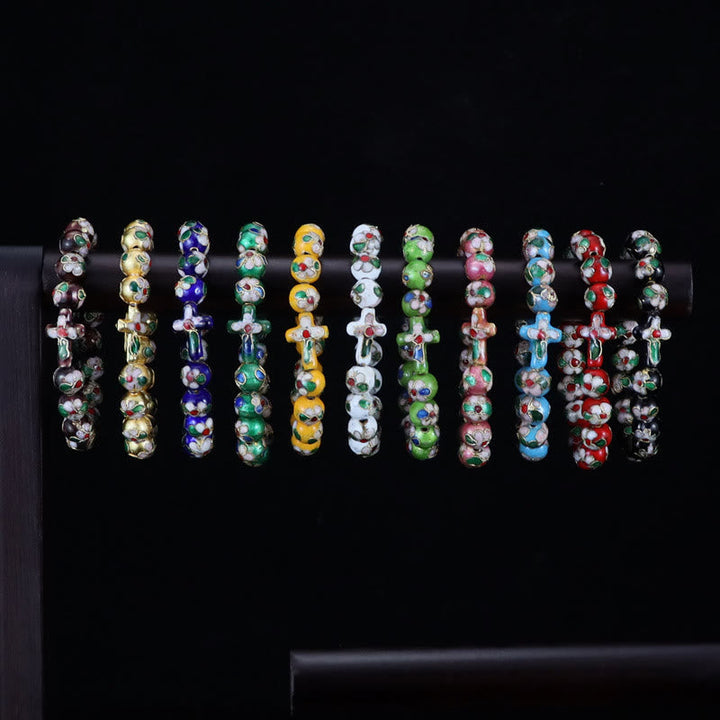 Cloisonné Enamel Filigree Faith Pieces: Rich Comfort with Sacred Symbolism