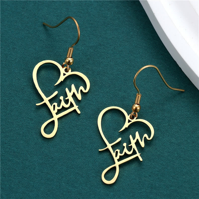Cross & Grace Faith Earring: Delicate Belief for Daily Wear