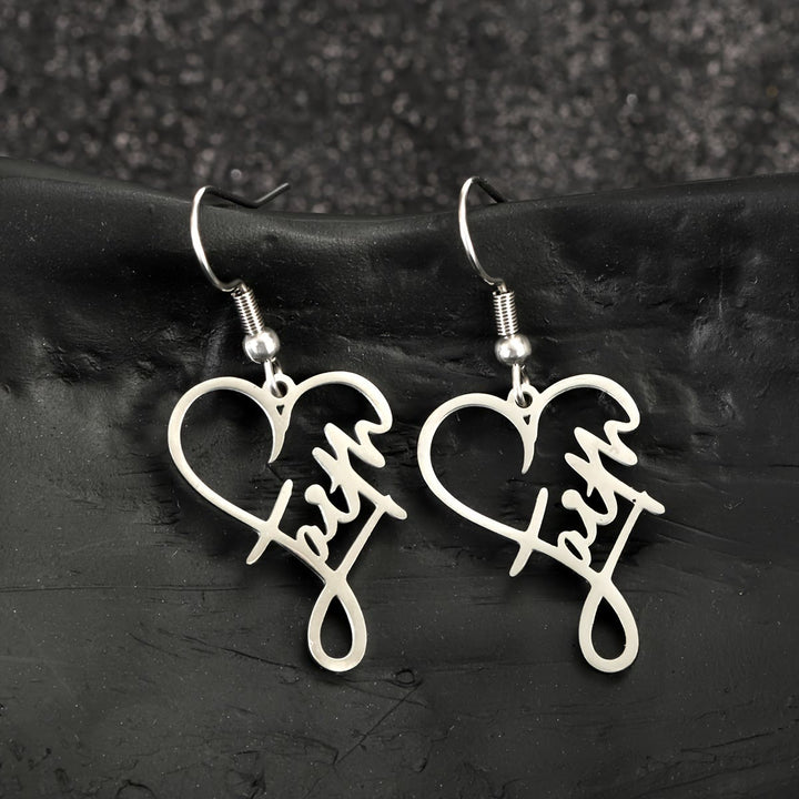 Cross & Grace Faith Earring: Delicate Belief for Daily Wear
