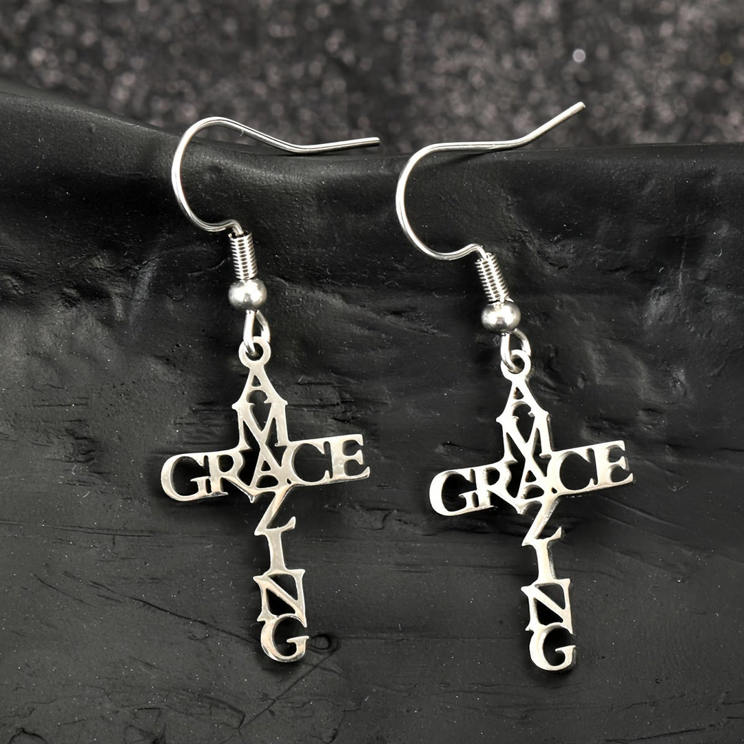 Cross & Grace Faith Earring: Delicate Belief for Daily Wear