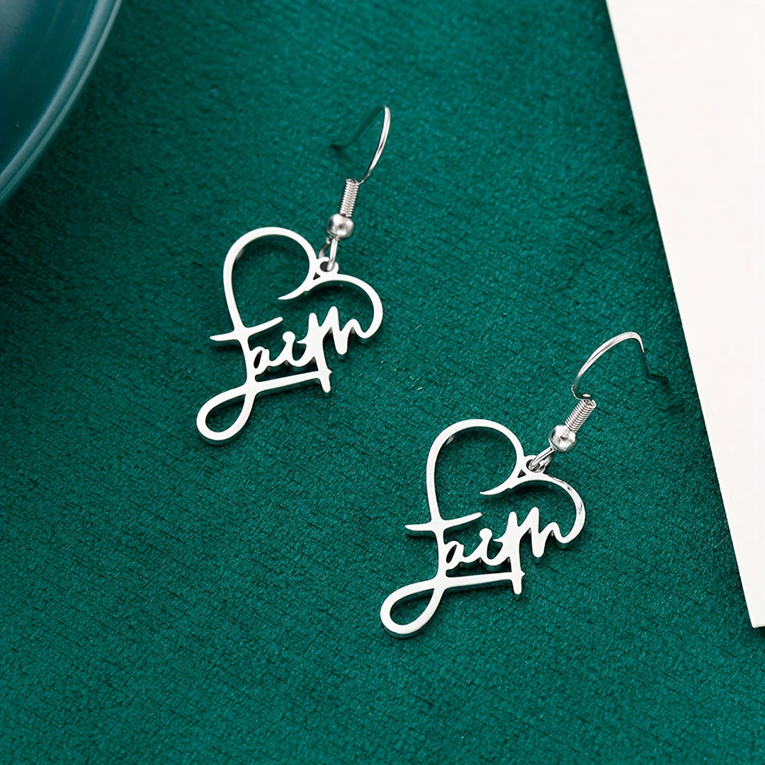 Cross & Grace Faith Earring: Delicate Belief for Daily Wear