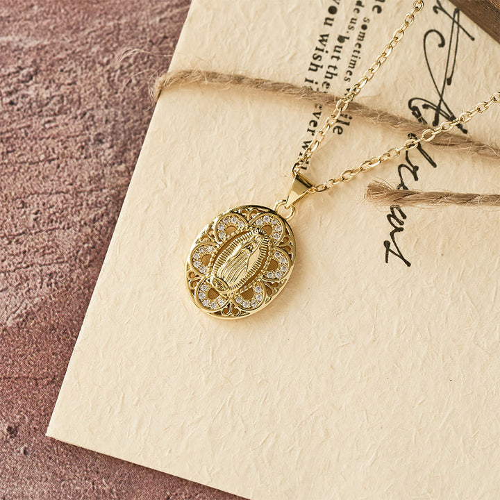 Our Lady Three-Design Necklace: Steady Companion for Quiet Routines
