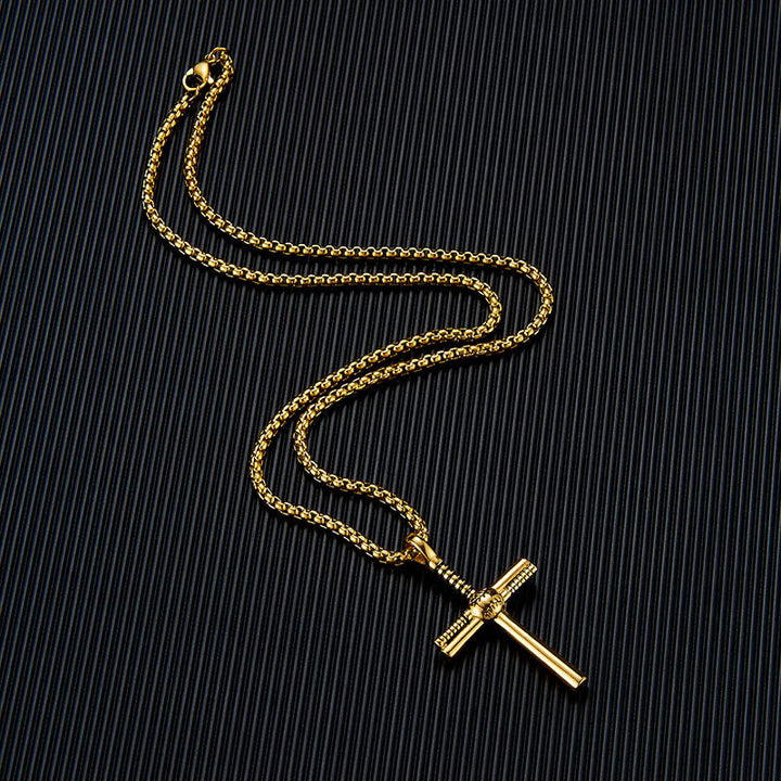 Baseball Motif Cross Pendant: Faith & Passion for Daily Wear