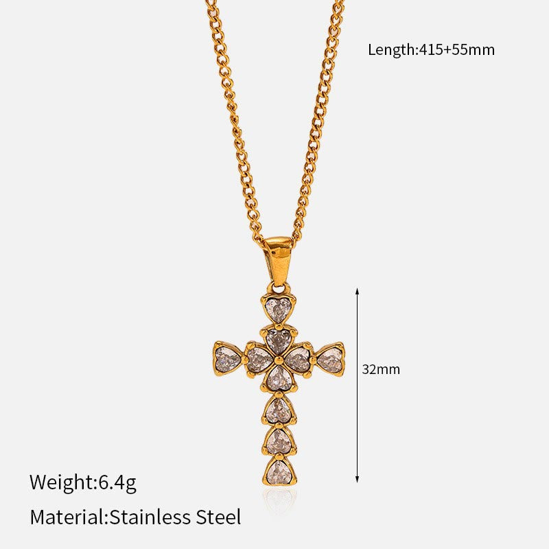 Multi-Design Cross Necklace: Quiet Reminder of His Faithfulness