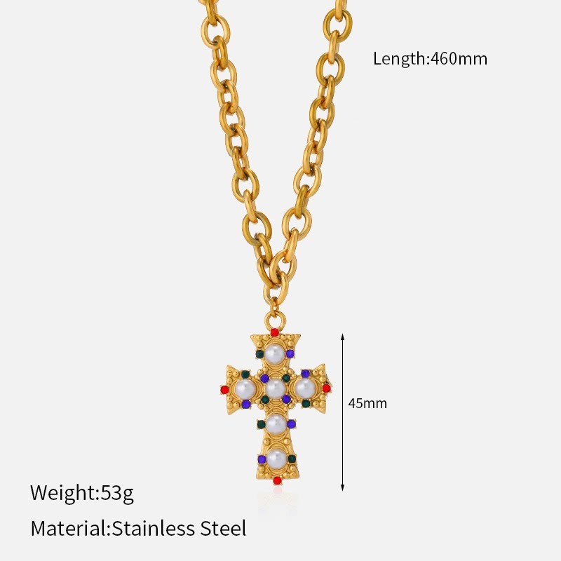 Multi-Design Cross Necklace: Quiet Reminder of His Faithfulness