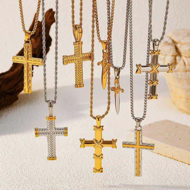 Multi-Design Cross Necklace: Quiet Reminder of His Faithfulness