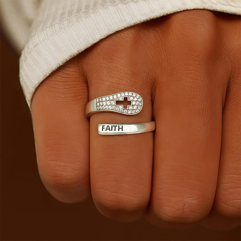 Faith & Cross Layered Ring: Embody His Unchanging Presence