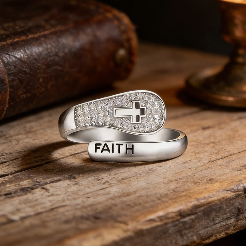 Faith & Cross Layered Ring: Embody His Unchanging Presence