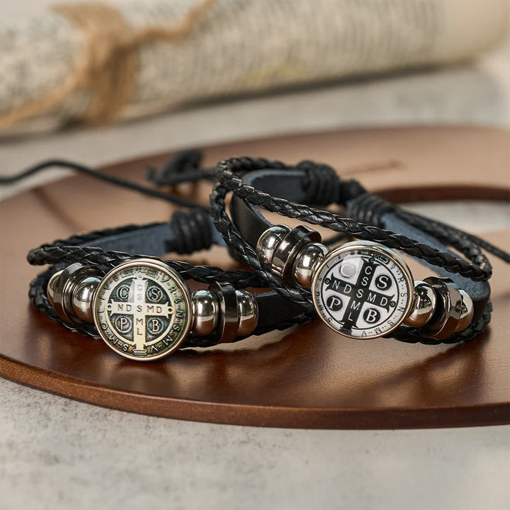 Multicolor Adjustable St. Benedict Bracelet: A Symbol Against Negativity and Fear